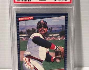 1986 Donruss #377 Reggie Jackson California Angels PSA 10 - Graded/Encased & Authenticated