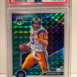 Kurt Warner Rams PSA 10 2021 Mosaic (Green Mosaic) Legendary QB