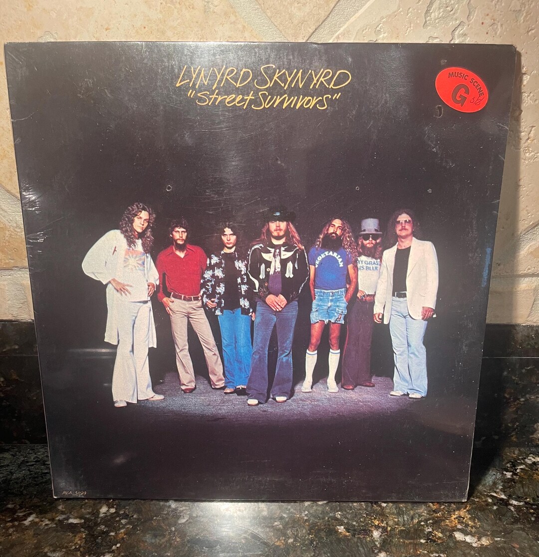 Lynyrd Skynyrd - Street Survivors Vintage LP Vinyl Record 1970s