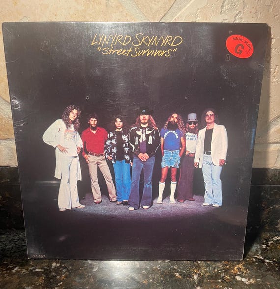 Lynyrd Skynyrd - Street Survivors Vintage LP Vinyl Record 1970s