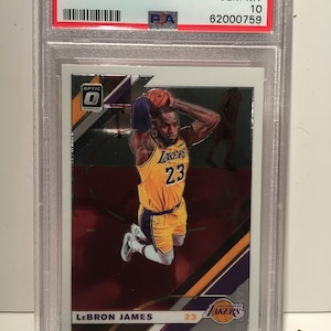 2019 Panini Donruss Optic LeBron James PSA 10 GOAT - Lakers