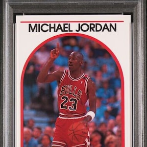 1989 Hoops Michael Jordan Chicago Bulls PSA 9 Mint Hall of Famer GOAT