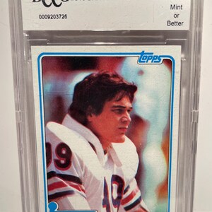 Dan Hampton 1981 Topps #316 BCCG 10 Beckett NFL Legend Bears - Graded Encased