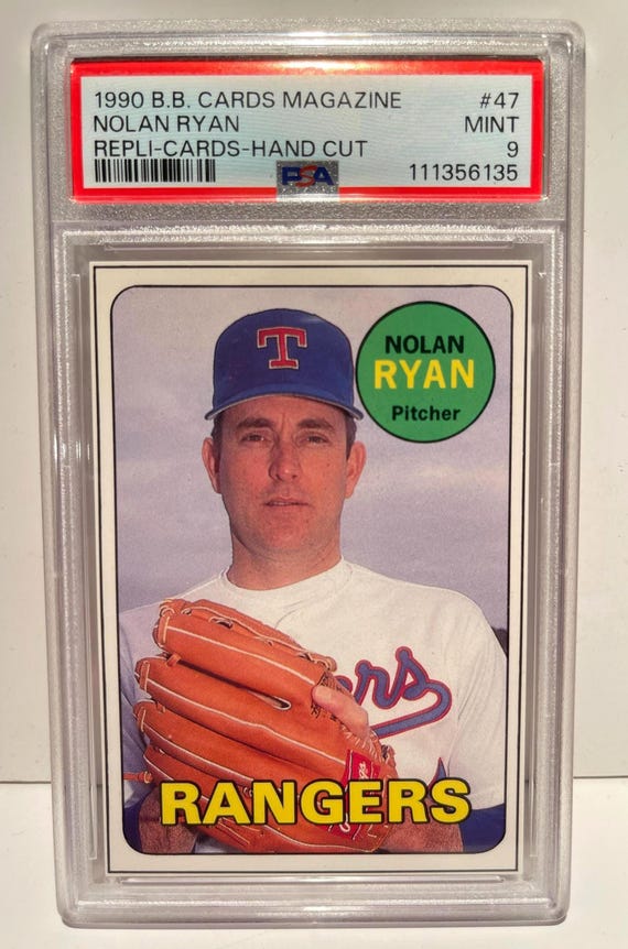 is it worth getting your cards graded Rangers Nolan Ryan Signed 1991 Upper Deck #345 Card Auto 10! BAS Slabb –  Super Sports Center main image 0