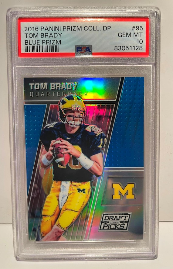 Tom Brady 2016 Panini Prizm Draft #95 Blue Prizm PSA 10 Graded Rare - Etsy  Israel
