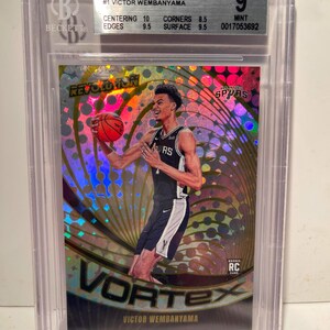 2023 Panini Revolution Vortex #1 Victor Wembanyama RC Rookie BGS 9