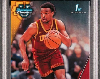 2023 Bowman U Chrome #95 Bronny James USC RC Rookie PSA 10 (Lebron's Son) Graded Encased Rare