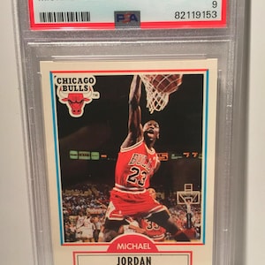 1990 Fleer MICHAEL JORDAN Chicago Bulls #26 PSA 9 Mint Hall of Famer
