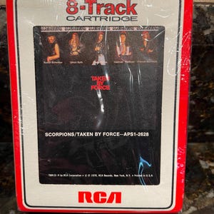 Scorpions "Taken By Force" 8 track Tape New/Sealed NOS 1980s Vintage - Versandkostenfrei)"