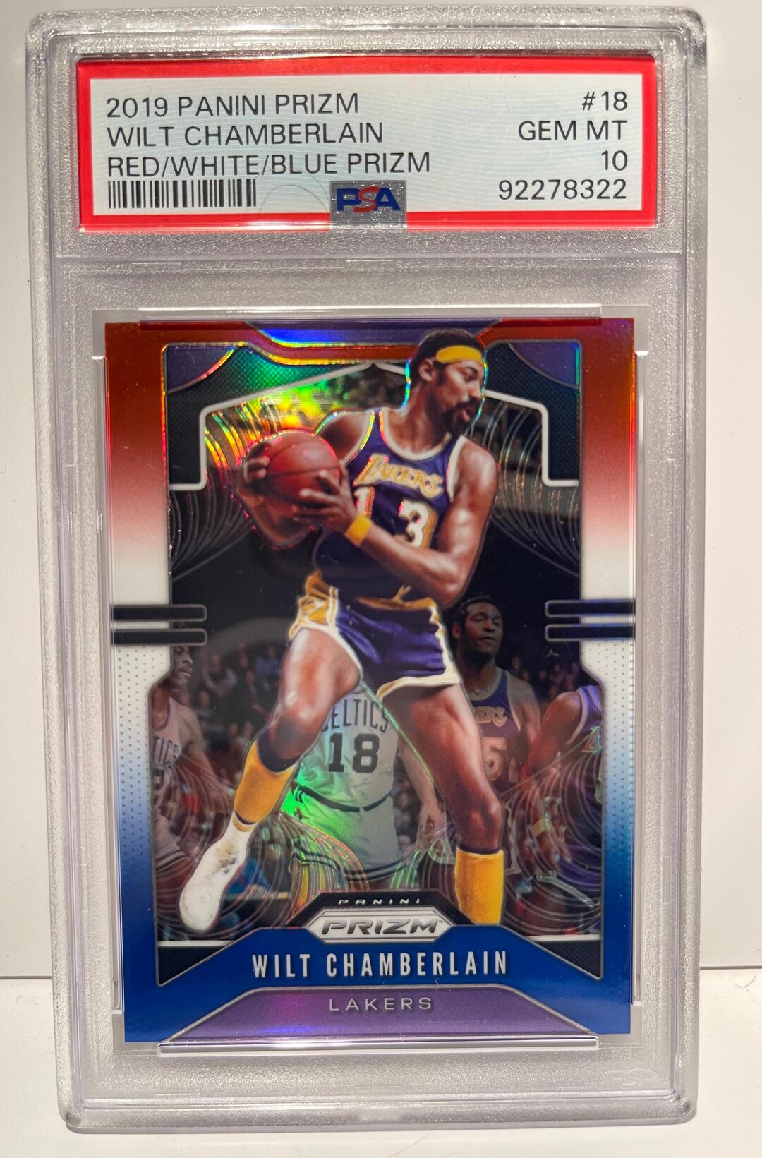 2021-22 Prizm WILT CHAMBERLAIN #260 SILVER HOLO PRIZM SP San