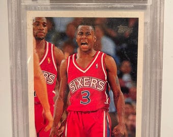 Allen iverson autographed card - Etsy 日本 Allen iverson autographed card - Etsy 日本