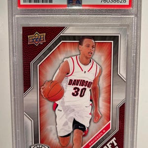 2009-10 Upper Deck UD Draft Edition Stephen Curry Rookie RC #34 PSA 10 Warriors