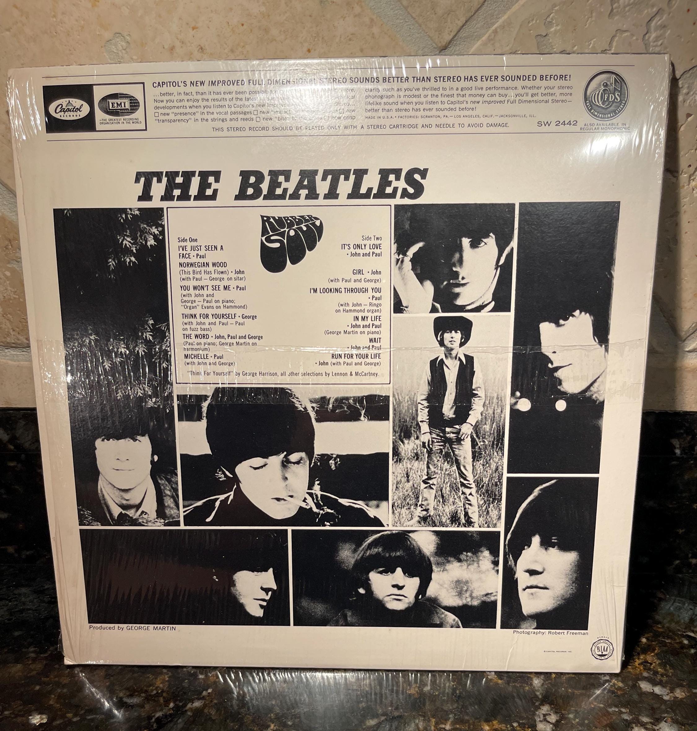 ビートルズ ラバーソウル NM シュリンク LP ビニールレコード