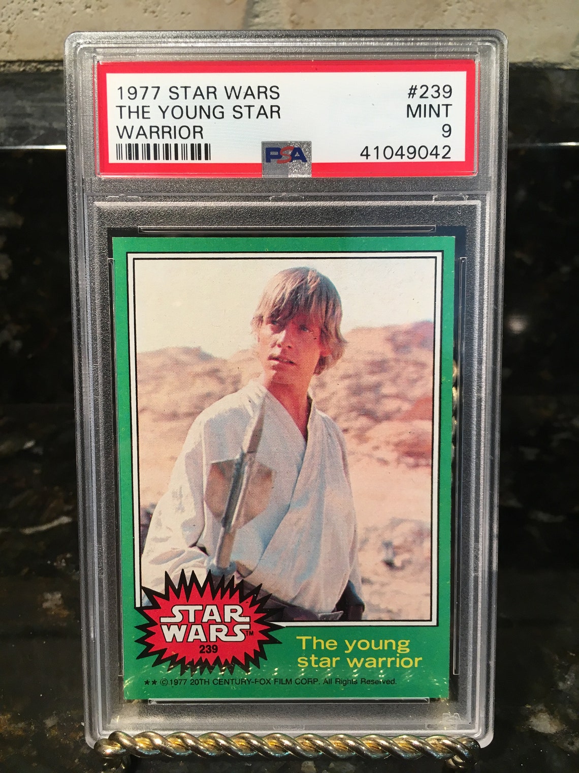 1977 topps luke skywalker