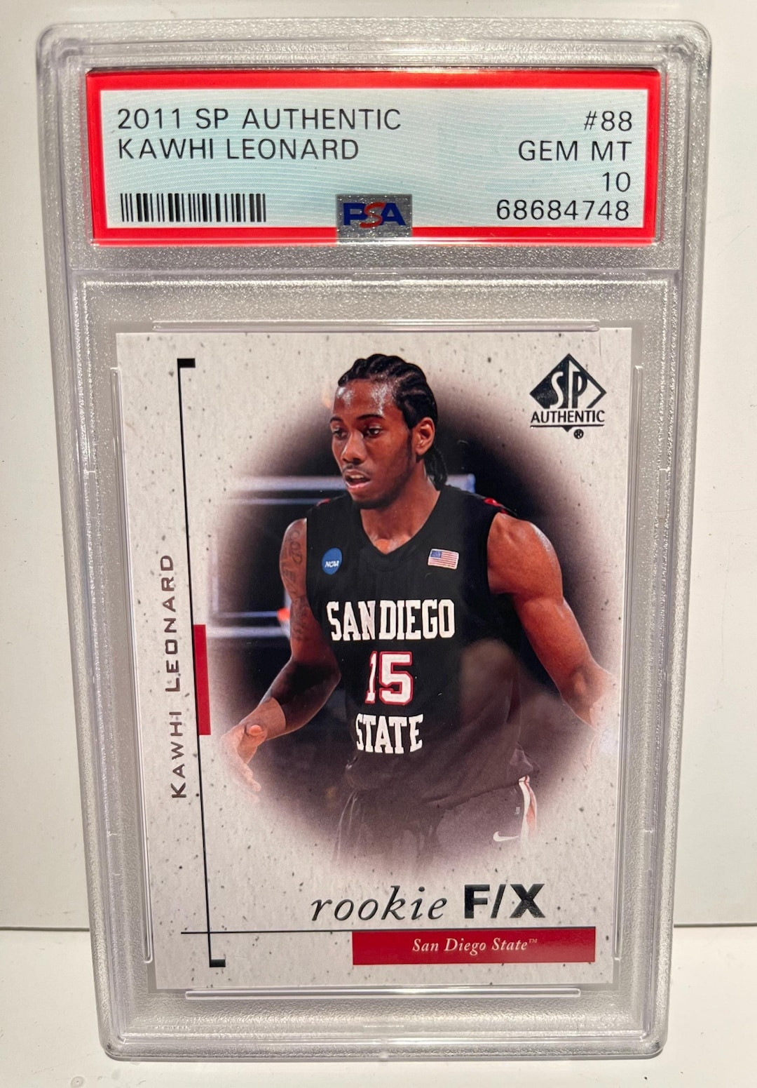 Kawhi Leonard 2011 SP Authentic #88 PSA 10 Gem Mint Rookie Card