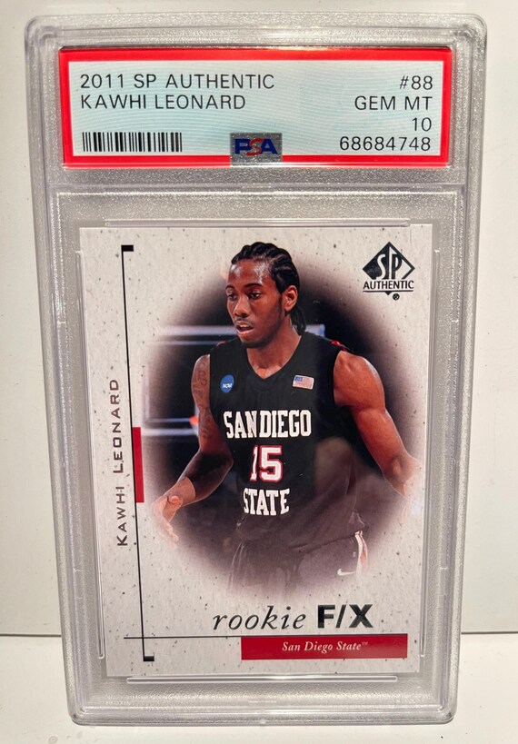 Kawhi Leonard 2011 SP Authentic #88 PSA 10 Gem Mint Rookie Card