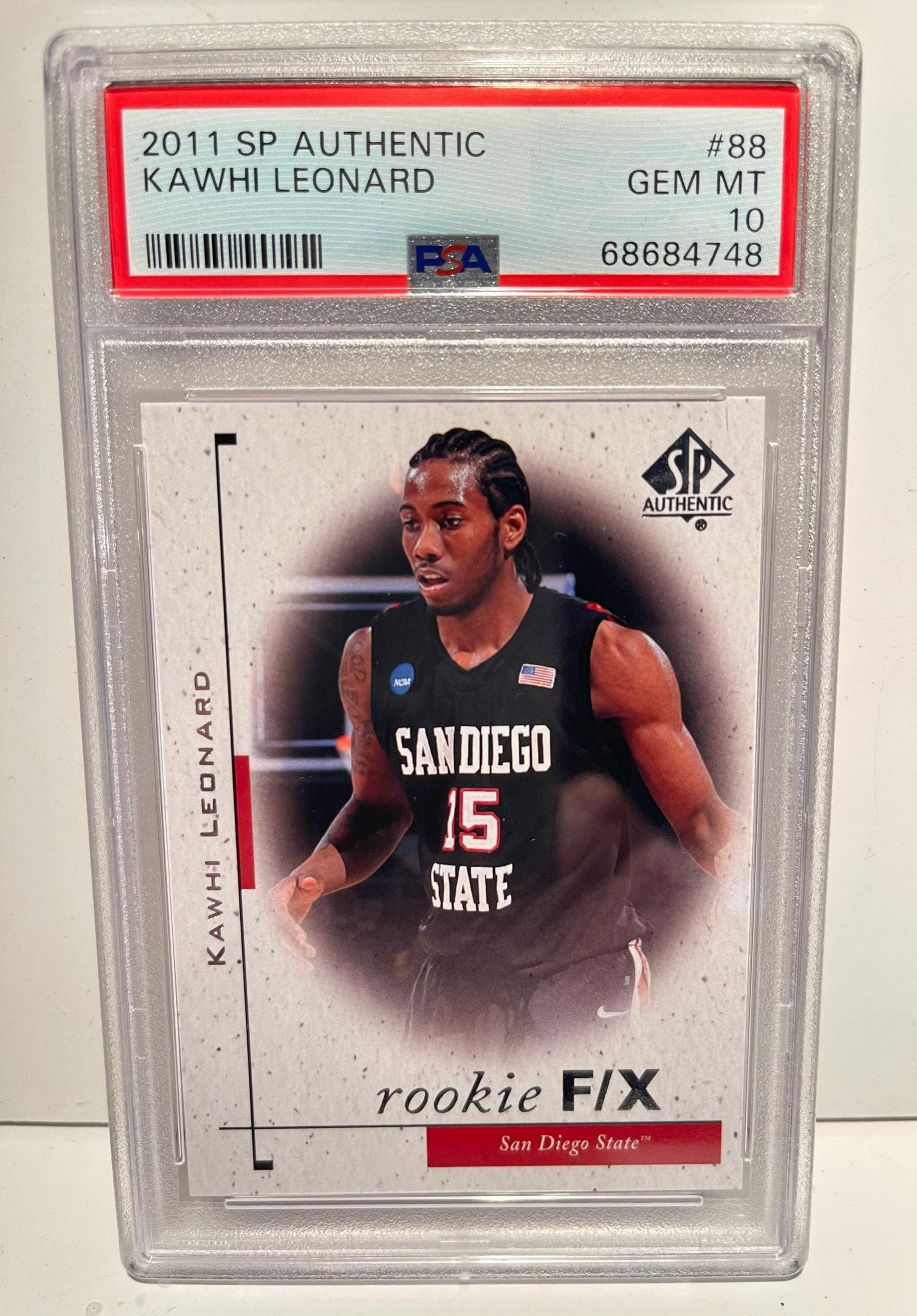 Kawhi Leonard 2011 SP Authentic #88 PSA 10 Gem Mint Rookie Card