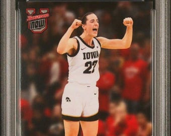 2023 Bowman U Now #61 Caitlin Clark "Breaks Maravich's Record" PSA 10 Trading Card - PSA 10 Graded Encased