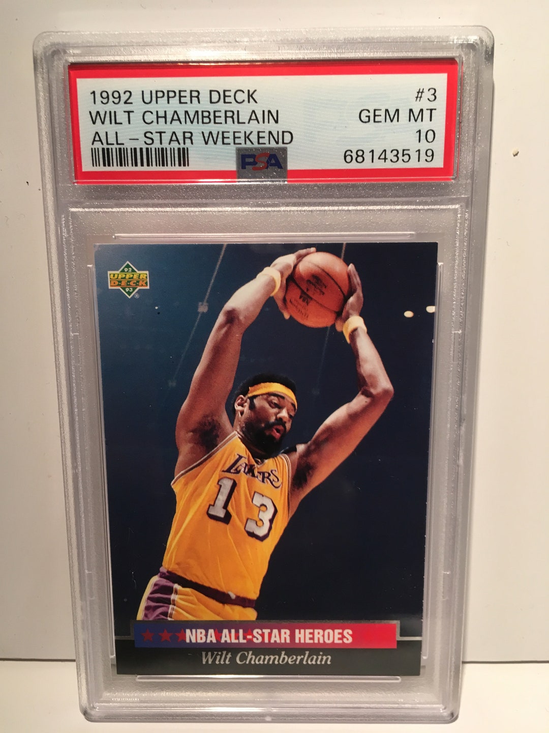 1992 Upper Deck All-star Weekend Wilt Chamberlain #3 PSA 10
