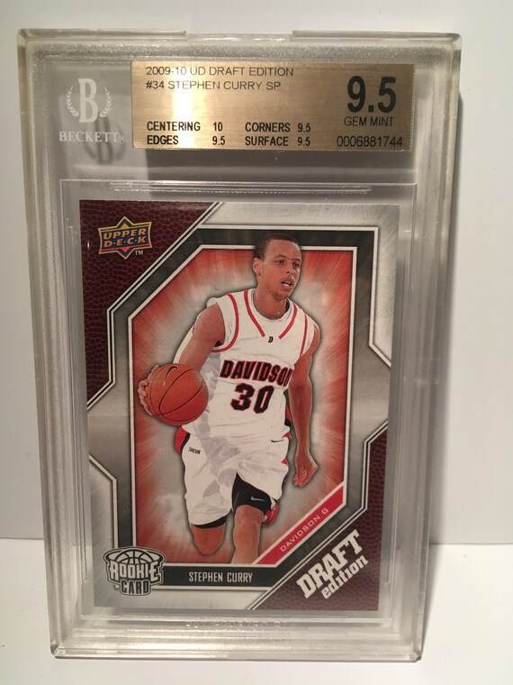 Stephen Curry Autographed 2009-10 Upper Deck Draft Edition Rookie