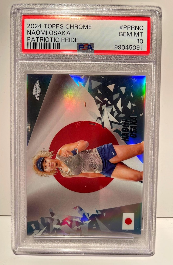 Naomi Osaka 2024 Topps Chrome Tennis Patriotic Pride #PPRNO Rare