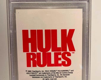 Hulk Rules 1990 Classic WWF #145 PSA 10 Gem Mint Hulk Hogan RIP