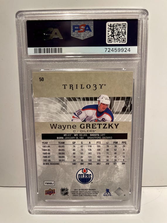 ウェイン・グレツキー 2017年 アッパーデッキ トリロジー PSA10 ジェム