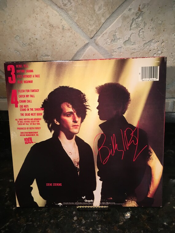Billy Idol Rebel Yell Near Mint Old Stock Vintage Etsy
