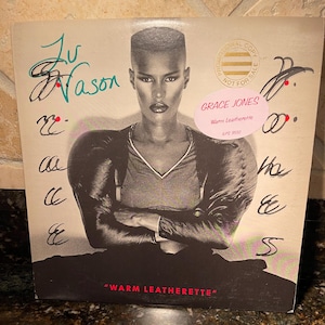 Grace Jones-warm Leatherette 1980 Vinyl Record LP - Rare