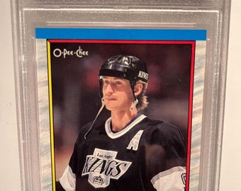 Wayne Gretzky 1989 OPC O Pee Chee Kings PSA 9 MINT #156 - Encapsulado calificado