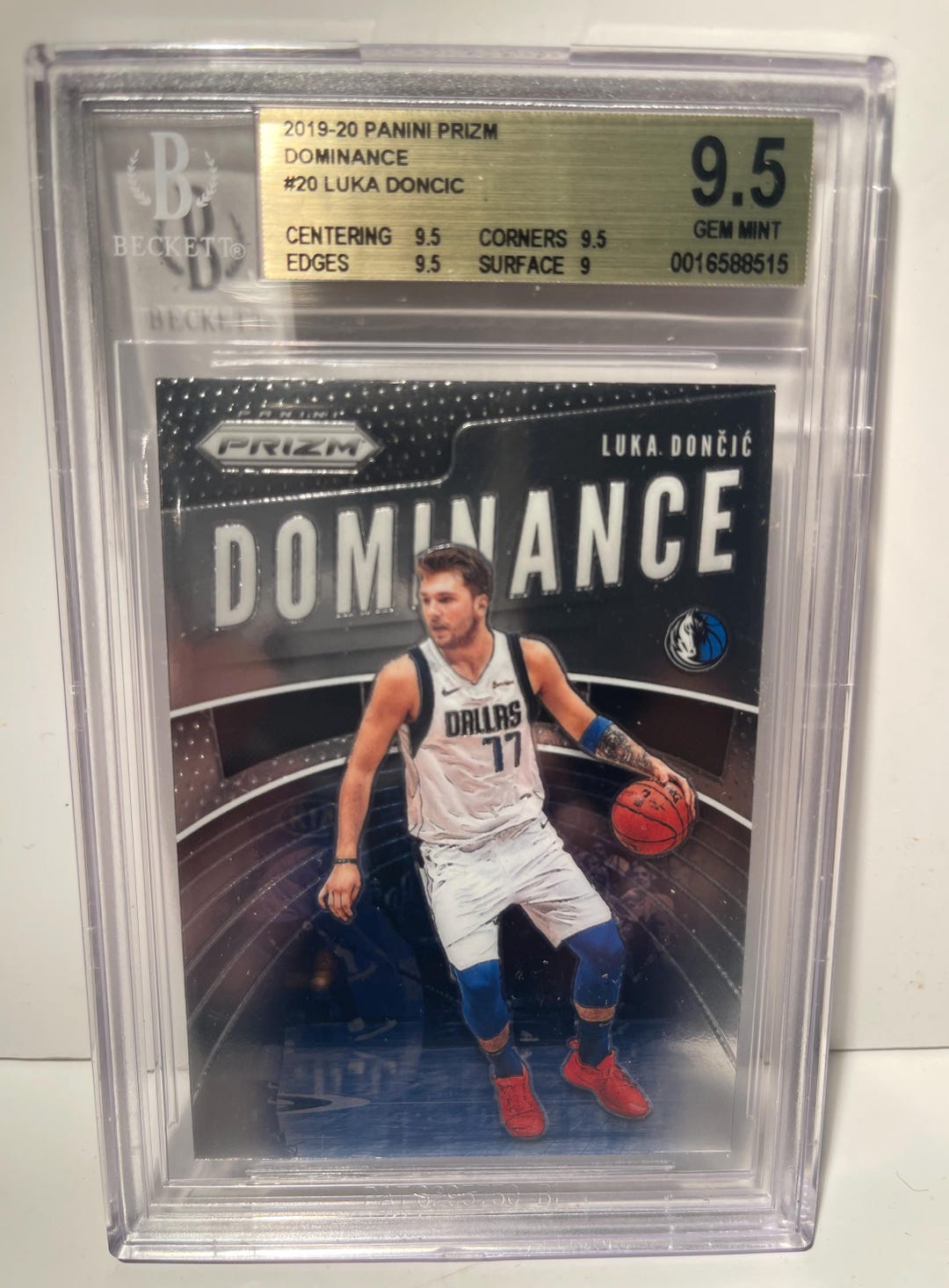 2019 Panini Prizm Dominance #20 Luka Doncic Dallas Mavericks