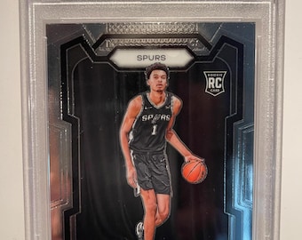 2023 Panini Prizm Victor Wembanyama RC #136 Spurs Rookie PSA 10 - Authenticated. Encased, Graded! Hottest Card in the Hobby!