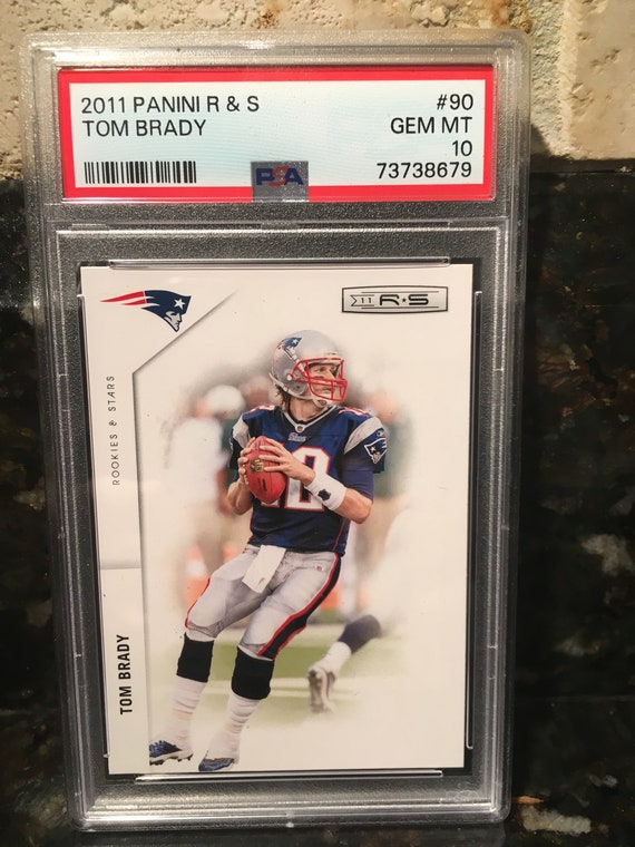 Tom Brady 2011 Panini Rookies and Stars PSA 10 Rare Encased Graded