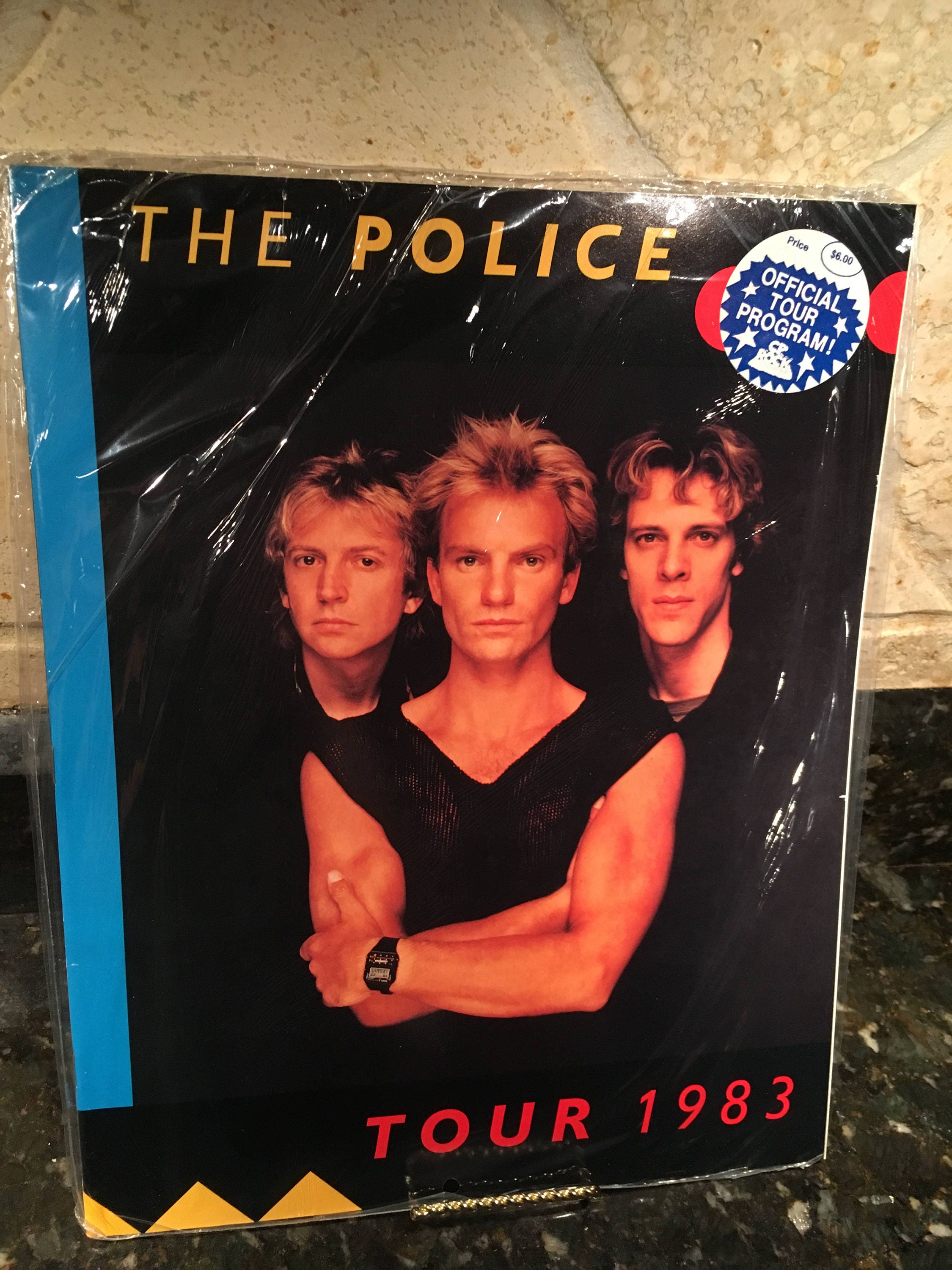 The Police Synchronicity original 1983 ad poster framed