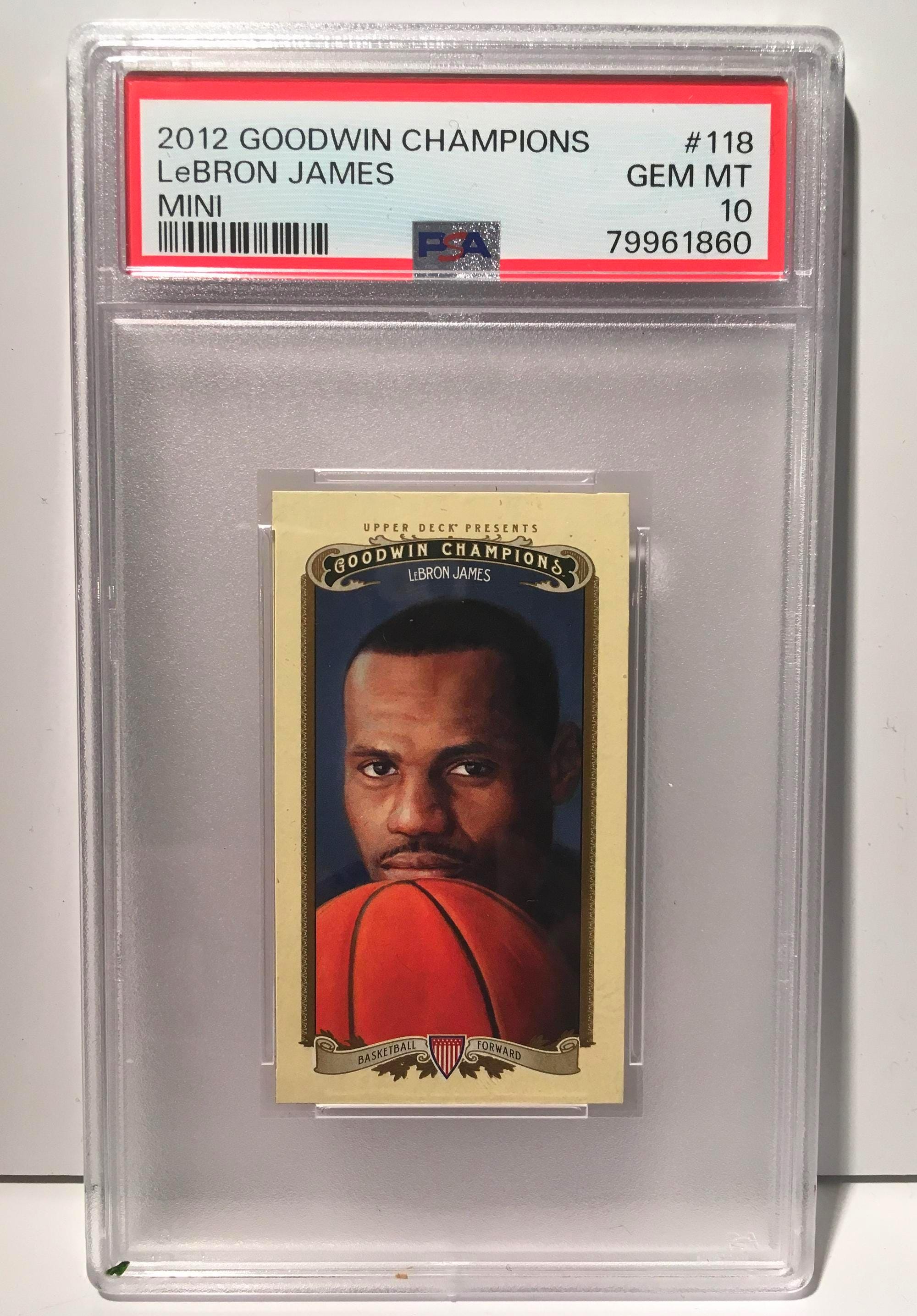 2012 Goodwin Champions MINI #118 Lebron James PSA 10 Gem Mint