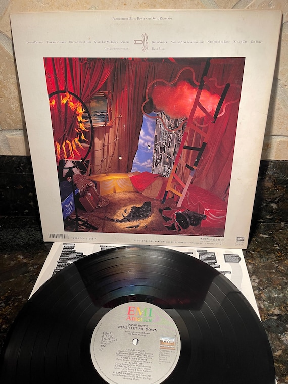 DAVID BOWIE Never Let Me Down Japanese EMI 1987 Japan Vinyl Lp