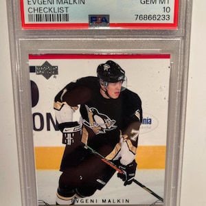 Evgeni Malkin 2006 "Young Guns" Upper Deck #495 PSA 10 Gem Mint Rookie Card Penguins Legend