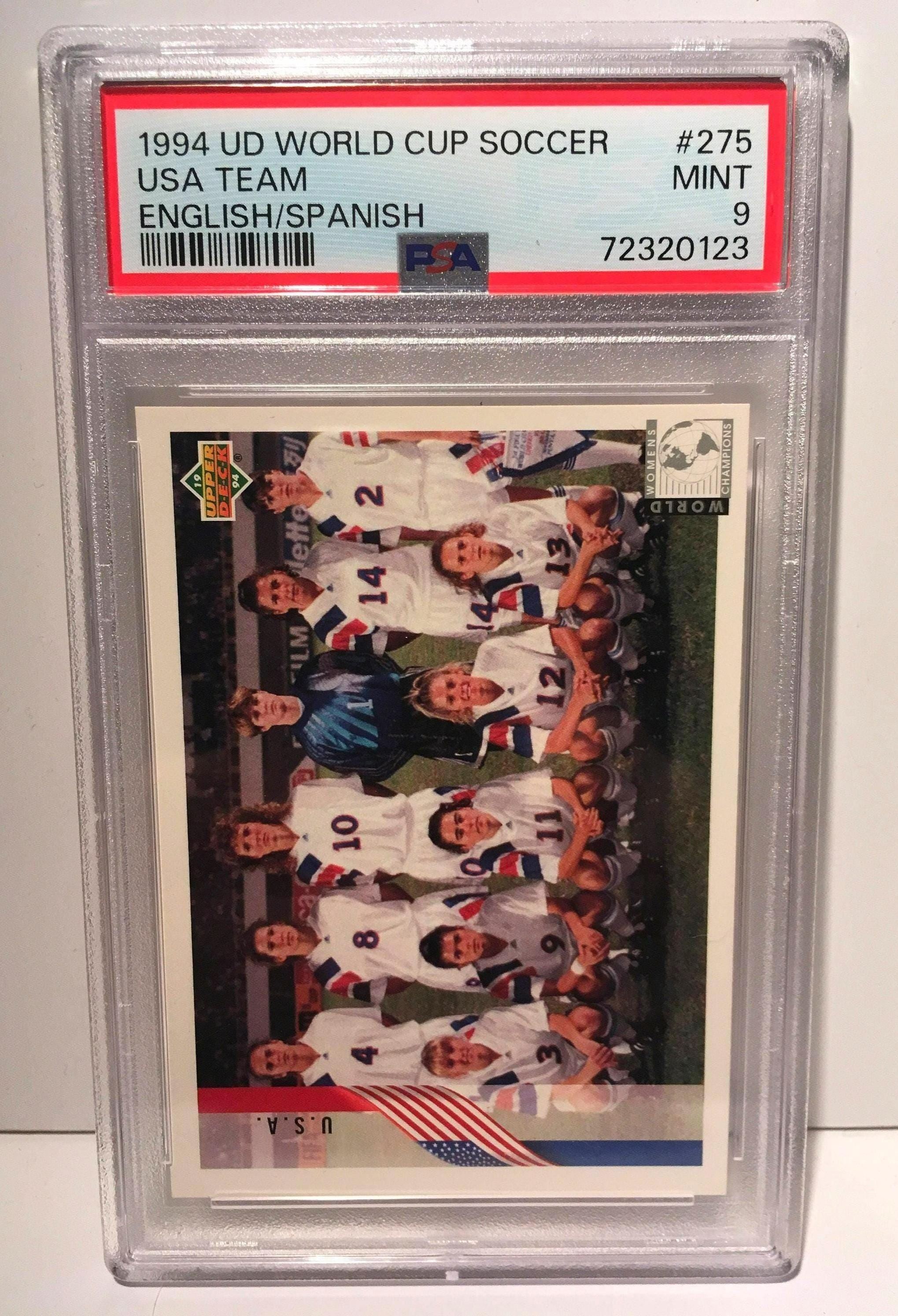 1994 Upper Deck World Cup Soccer USA US Womens National Team Card