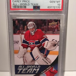 Carey Price 2011 Upper Deck All-World Team #AW4 PSA 10 - Montreal Graded Encased
