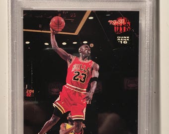 1997-98 Skybox EX-2001 #9 Michael Jordan Chicago Bulls SGC 7 - Etsy