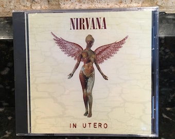 NIRVANA "In Utero" - Factory sealed Vintage CD Compact Disc - BMG Music Club - New/Old Stock