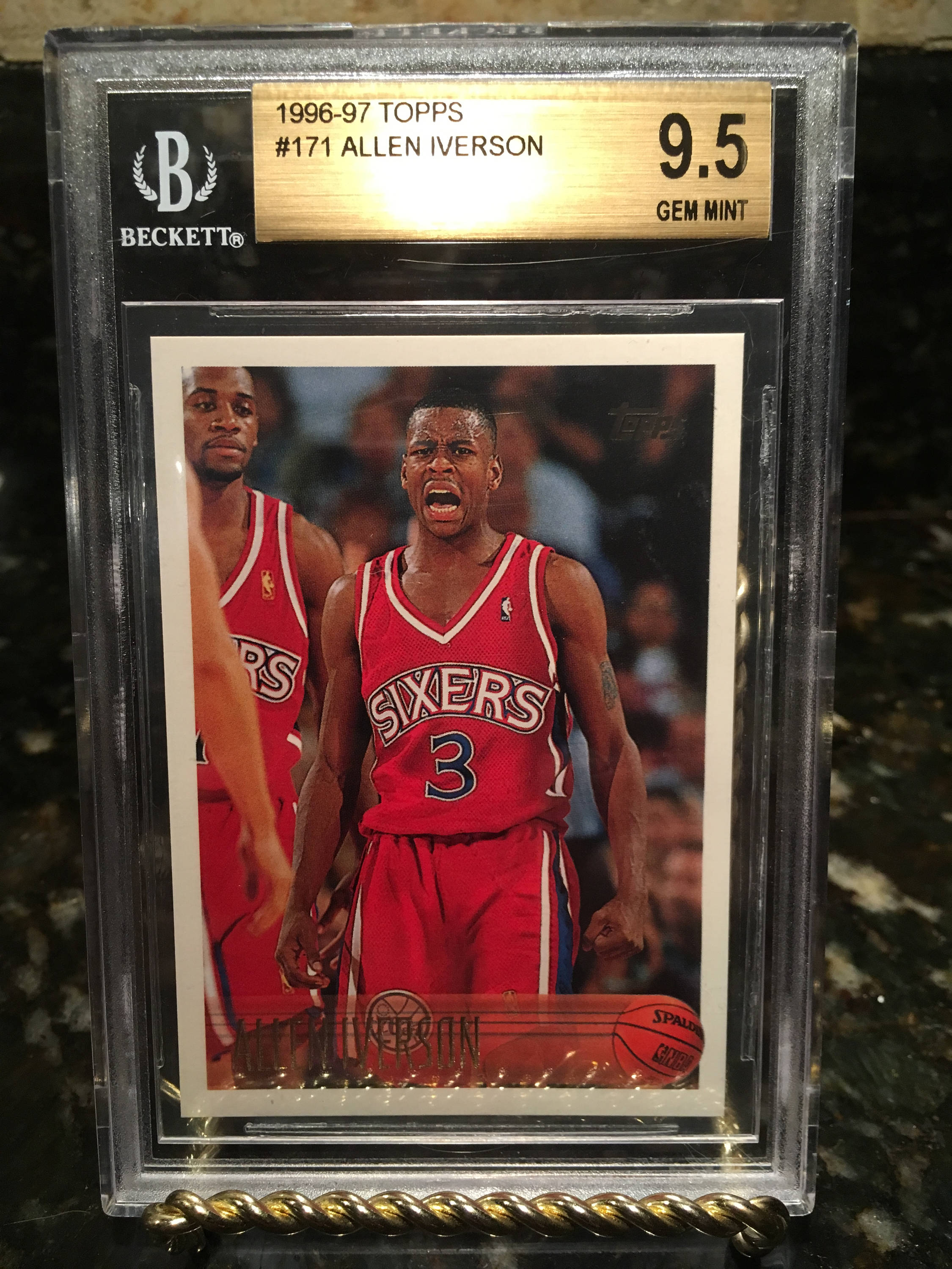 allen iverson rookie card