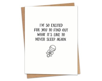 You'll Never Sleep Again Greeting Card