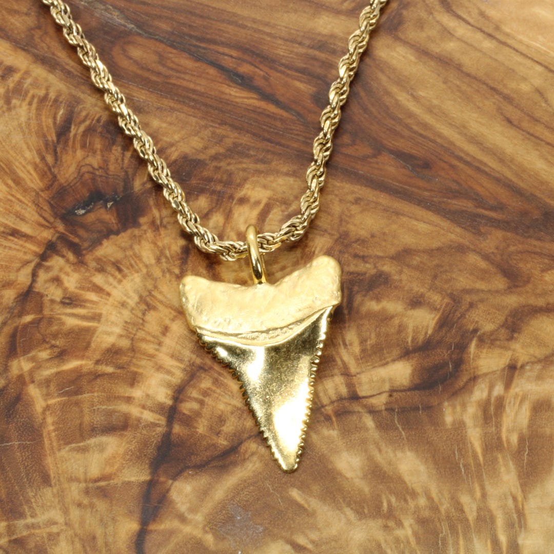 Collana Uomo Con Dente Di Squalo – Ciondolo Surfista, Idea Regalo Scuola Surf
