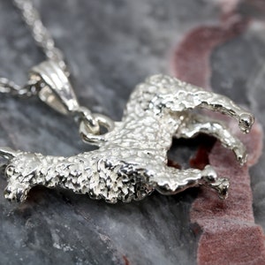 Large Silver LLama Necklace, 925 Sterling Silver 3-D Llama gift for her, Highly Detailed Lifelike 3-D Llama,gift for Llama lover or rancher,