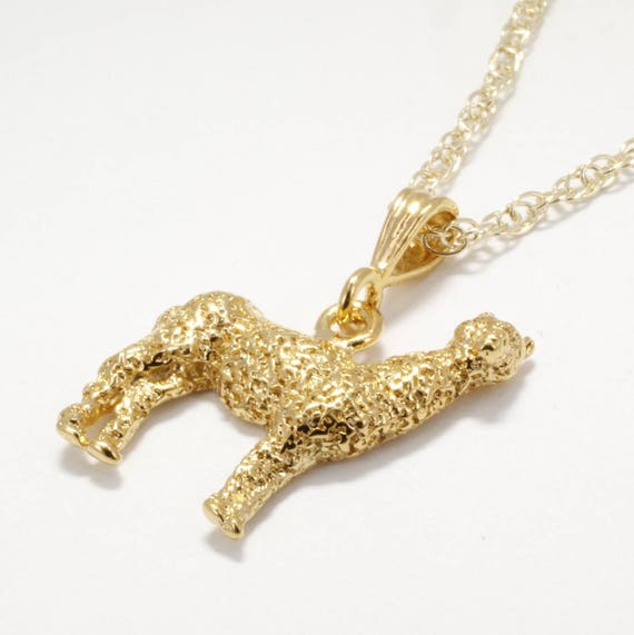 14kt Gold Vermeil Huacaya Alpaca Charm