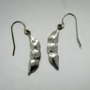 Soybean, Soybean Jewelry, Whole Soybean Dangle Earrings