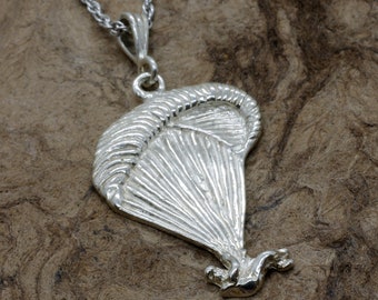 Paraglider Necklace, 925 Sterling Silver Paraglider Necklace with 18" silver chain