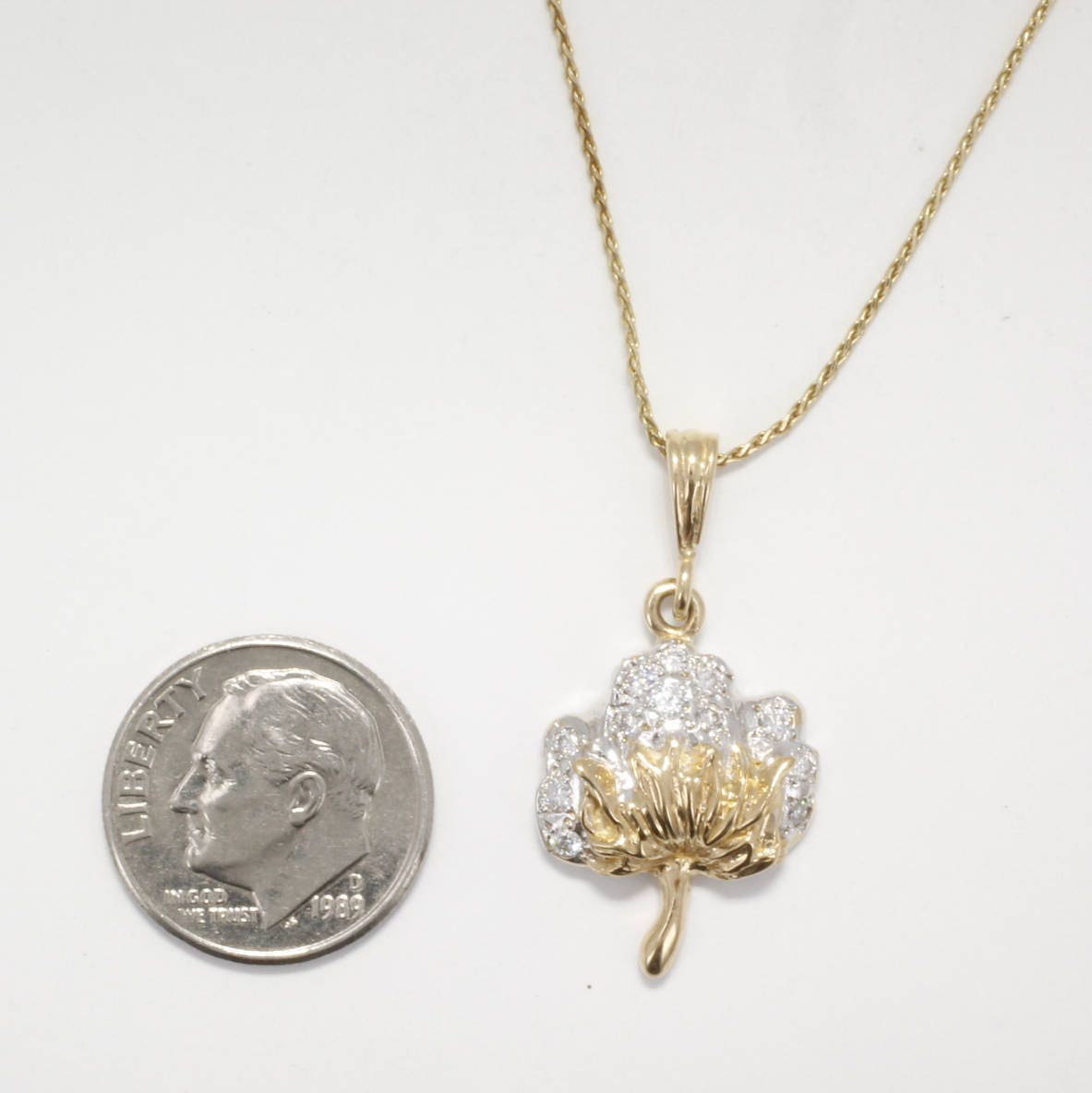 Cotton Anniversary Cotton Gift for Her Diamond Cotton Boll Etsy