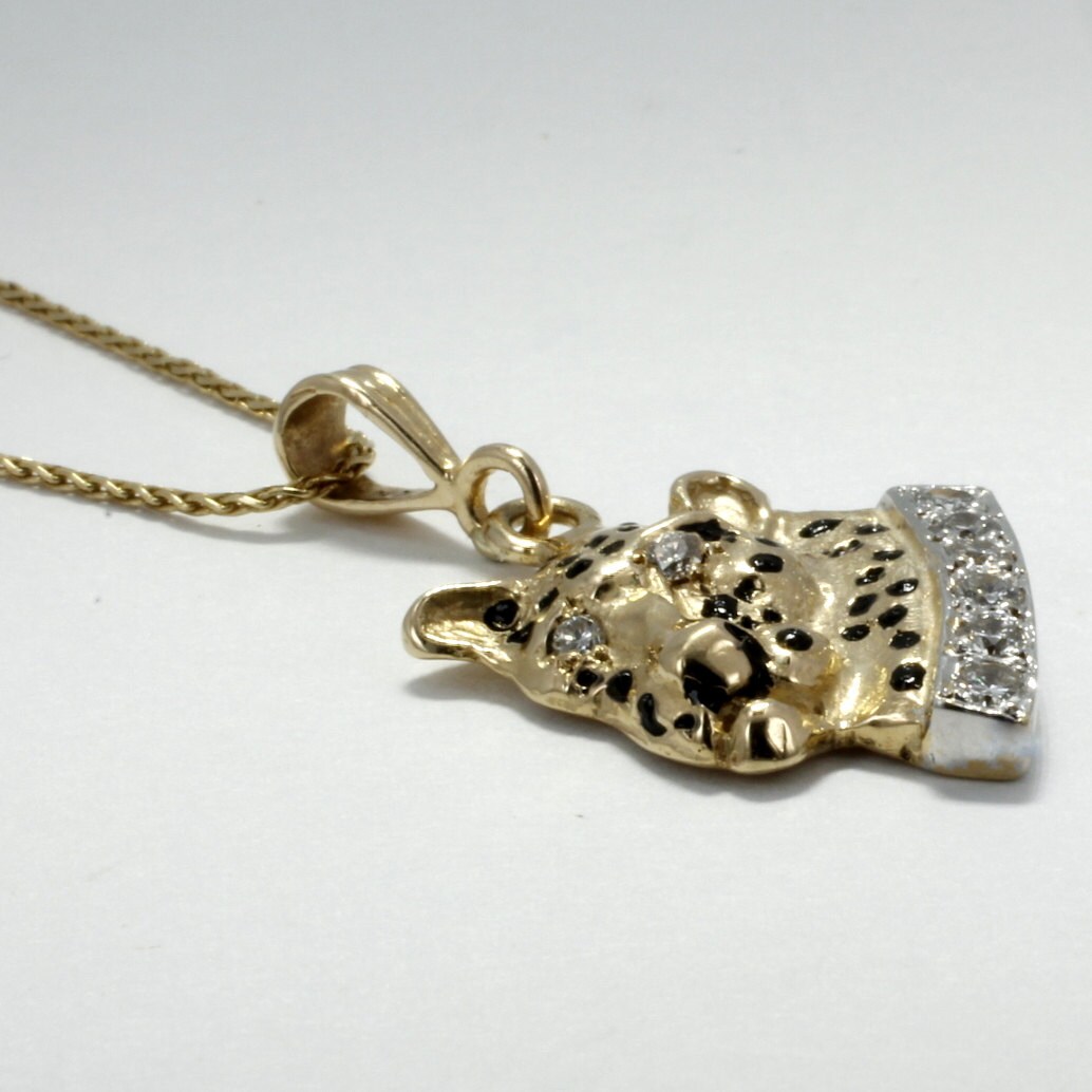 アクセサリー 19so 24/7 Key & Jaguar necklace OVY 14k Yellow